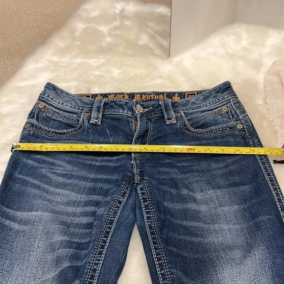 Rock revival Steffen skinny jeans, size 28/30 - Picture 13 of 17